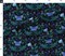 Various Fabrics by the Yard or Fat Quarter Art Nouveau Moody Floral Witchy Thistle Insects Botany Magical Crescent Moon Gothic Custom Printed Fabric by Spoonflower